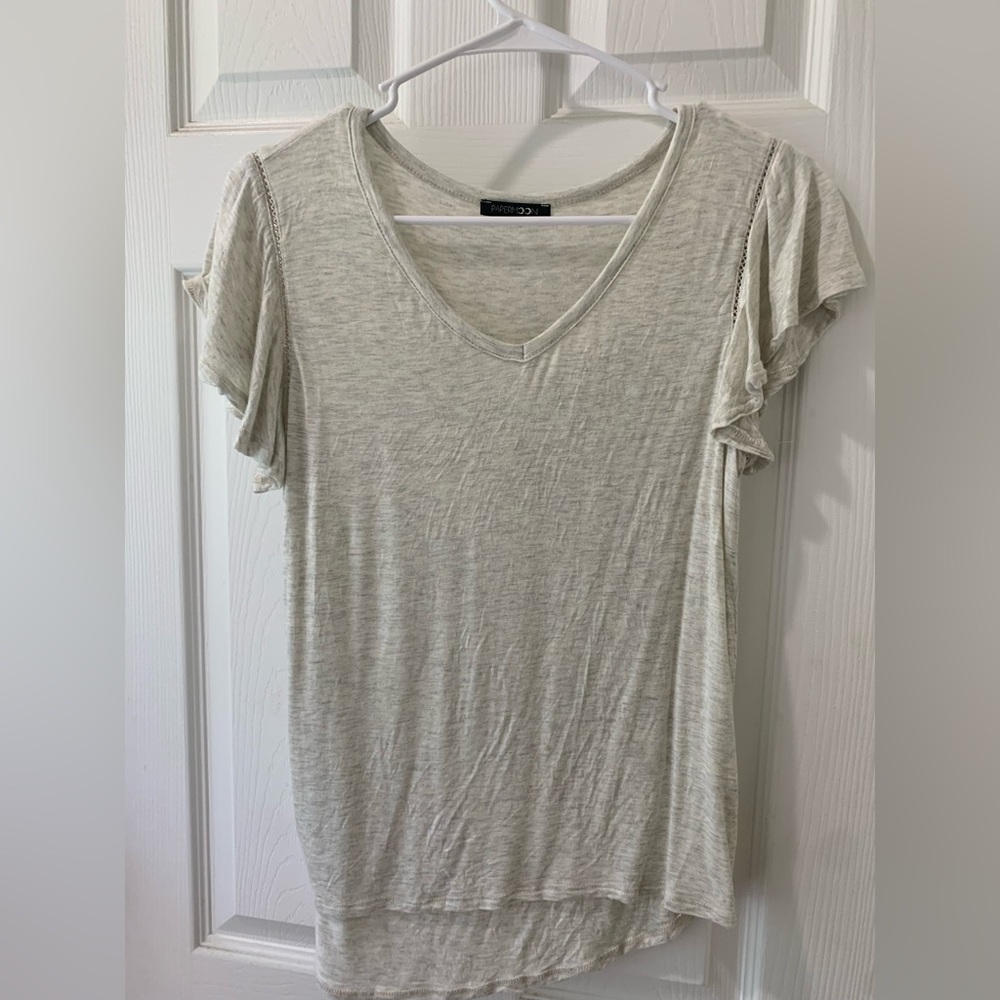 Lightly Worn Papermoon Off-White Top